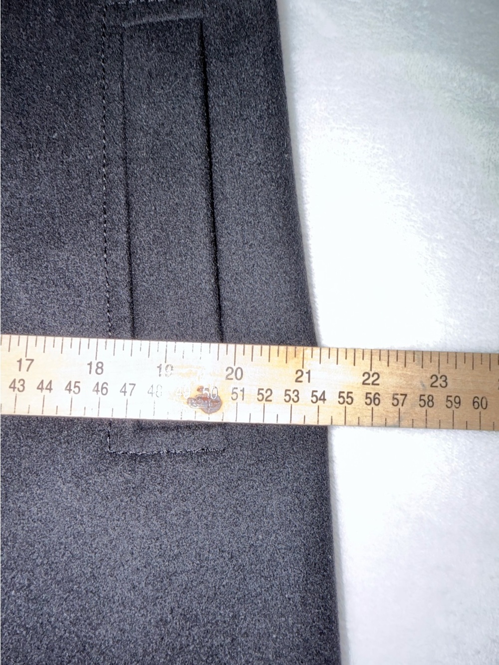 Kenneth Cole Reaction Black Wool Blend Fit & Flare Coat Purple Lining - Picture 9 of 9
